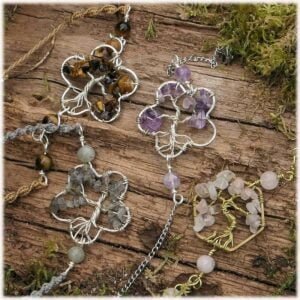 bracelet arbre de vie pierres naturelles