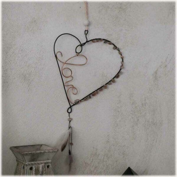 déco murale coeur Love