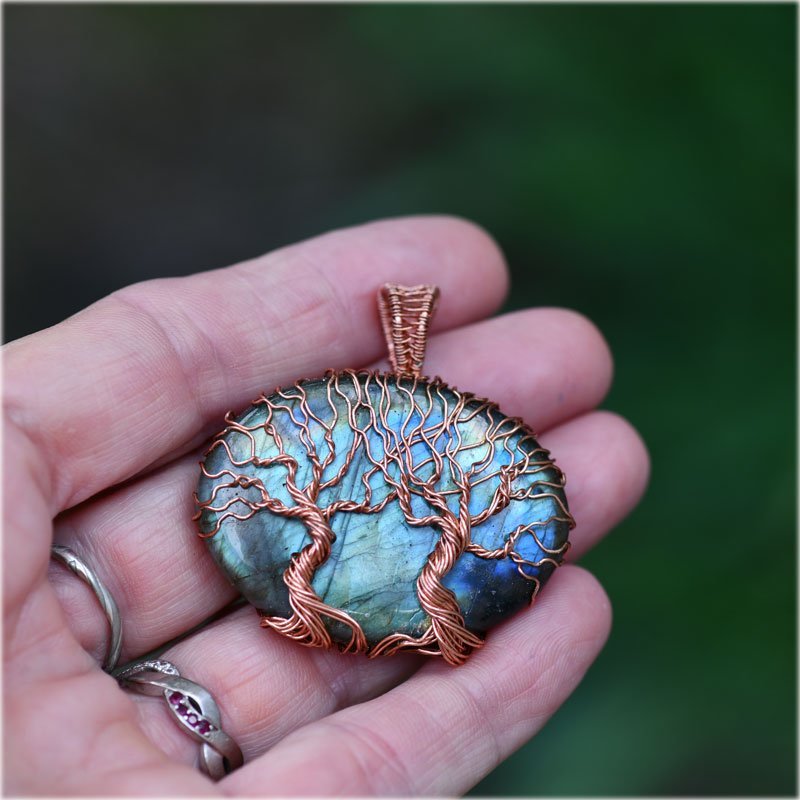 Collier arbre de vie, pendentif arbre de vie en argent sterling