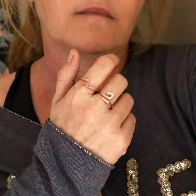bague cuivre réglable