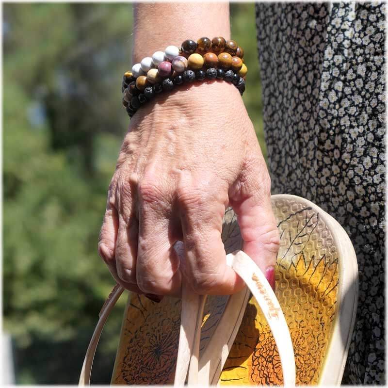bracelets en perles de pierre naturelles