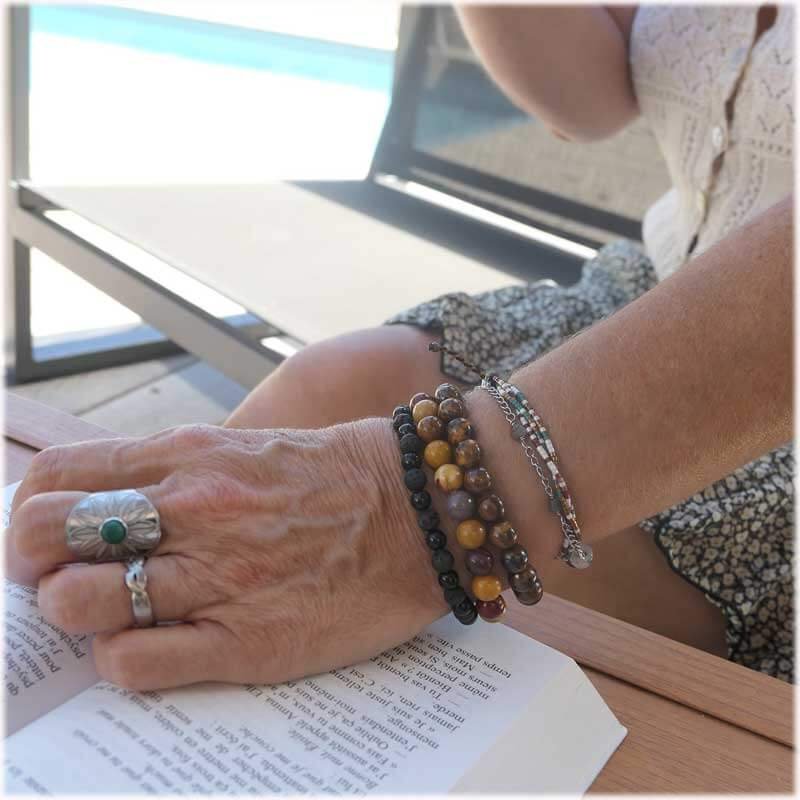 bracelets perles naturelles