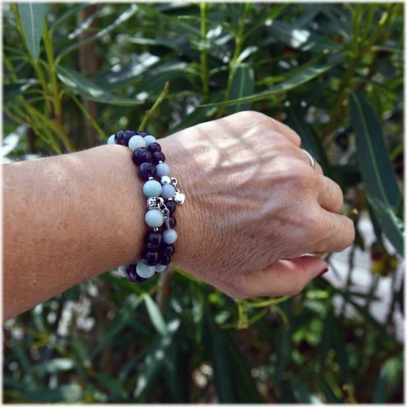 bracelets assortis en perles naturelles